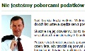 Felieton. Nie jesteśmy poborcami podatków