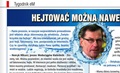 Wywiad. Hejtować można nawet wodę